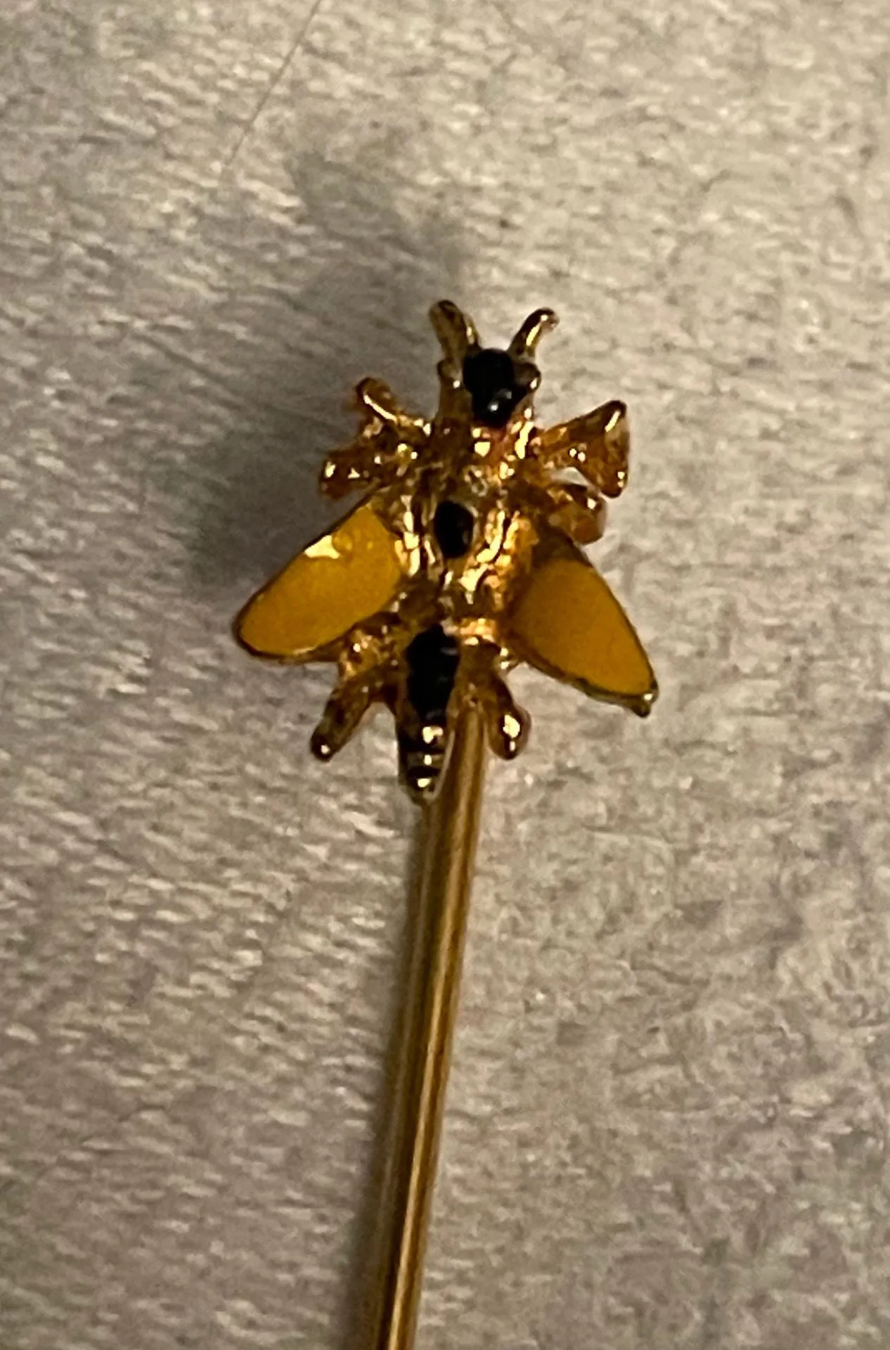 Vintage Bumble New Stick Pin Gold - Image 5