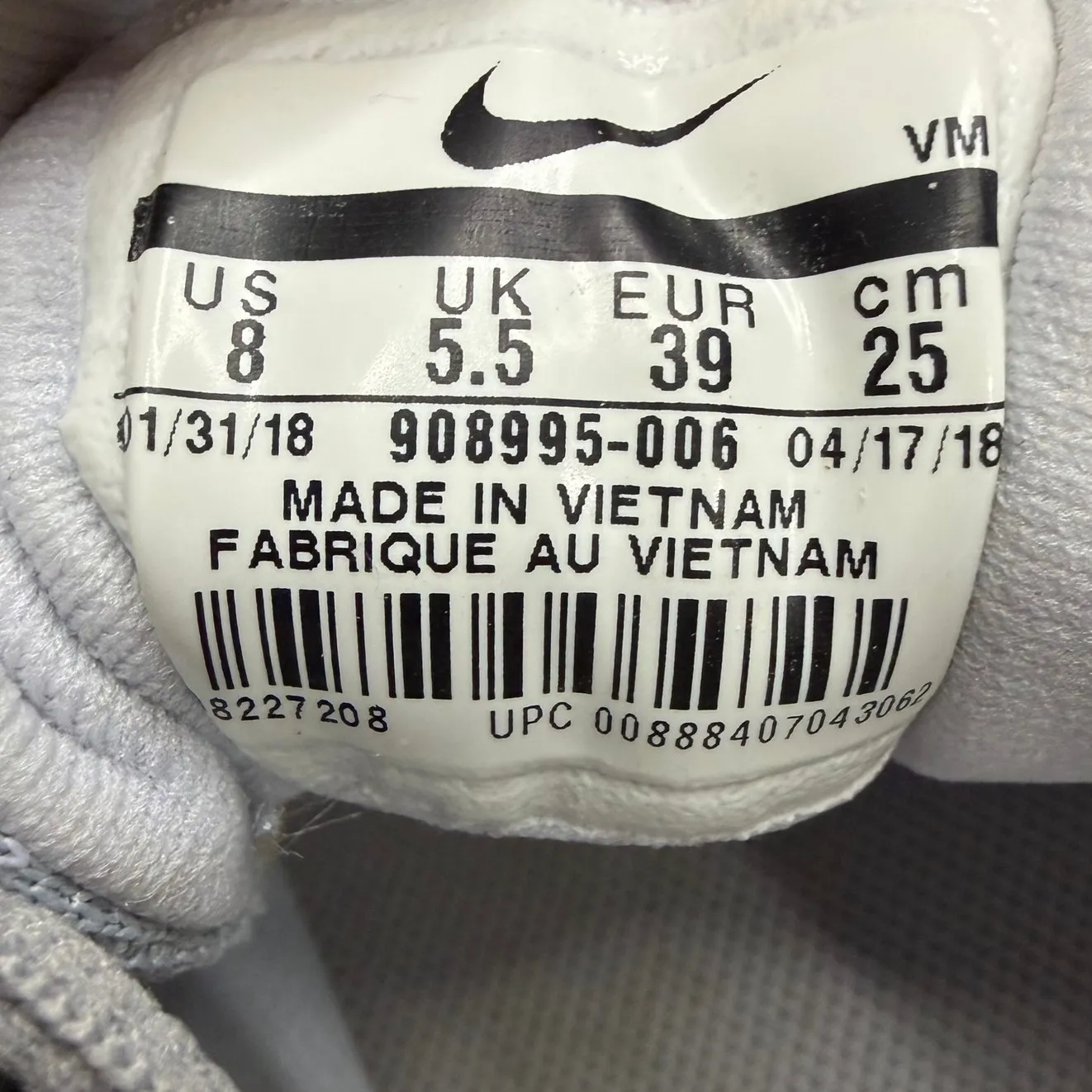 Nike Flex Contact Running Shoes Women 8 Gray Swoosh Logo Jogging Sporty Athletic - Image 12