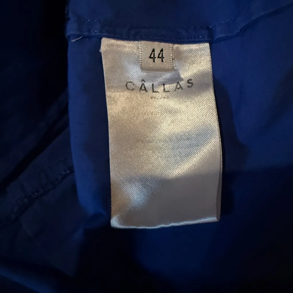 CALLAS Kinley Poplin Midi Dress Women’s Size 8 Sweetheart Neck‎ Sleeveless Blue - Image 7