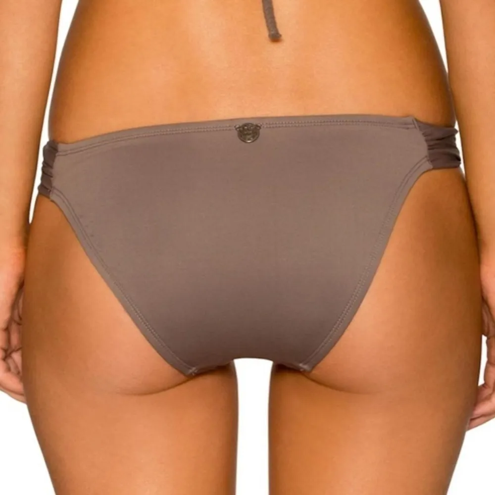 Swim Systems Pebble Tab Side Bikini Bottoms Gray - Image 3