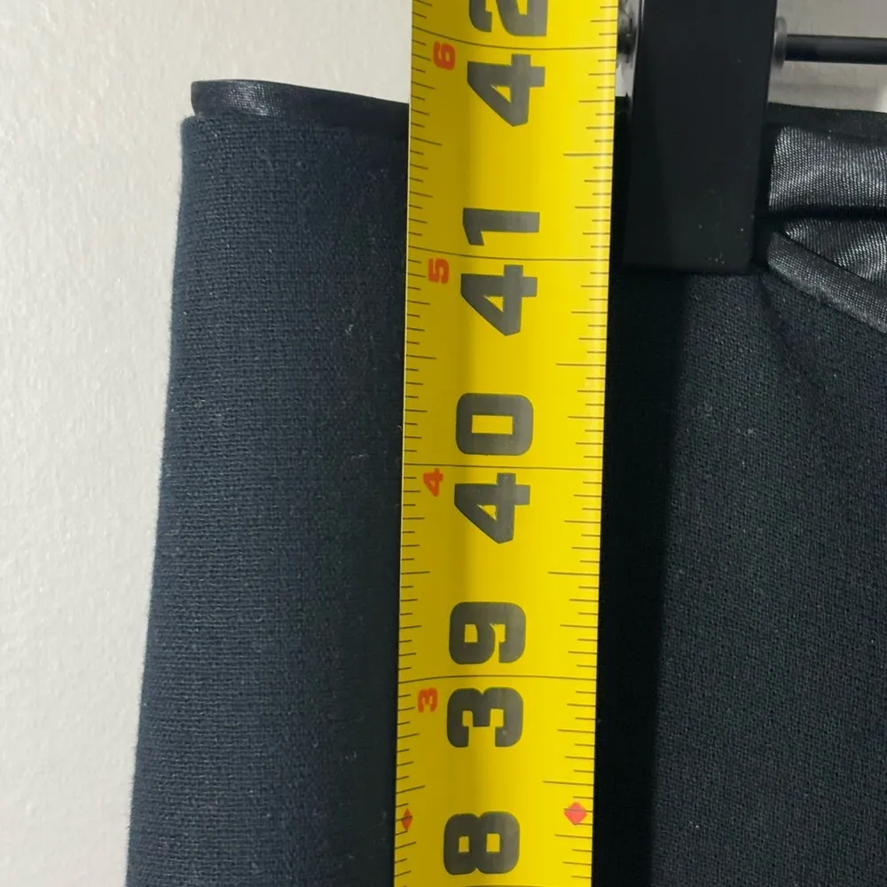 Gap Women's Dress Pants Size 14 Regular Black Mid Rise Wide Leg - Image 5