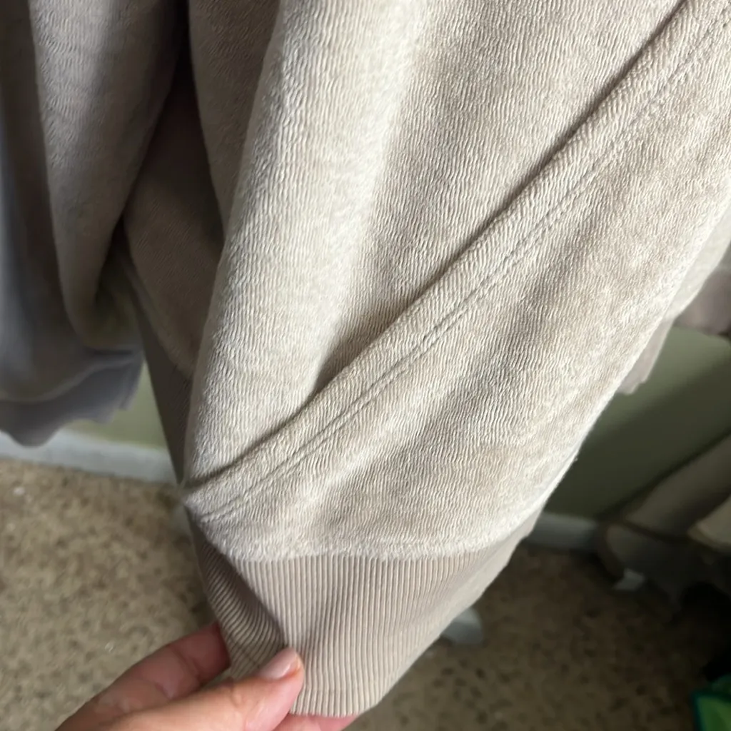 Joy Lab terry cloth open back pullover sweatshirt, size large - Image 15