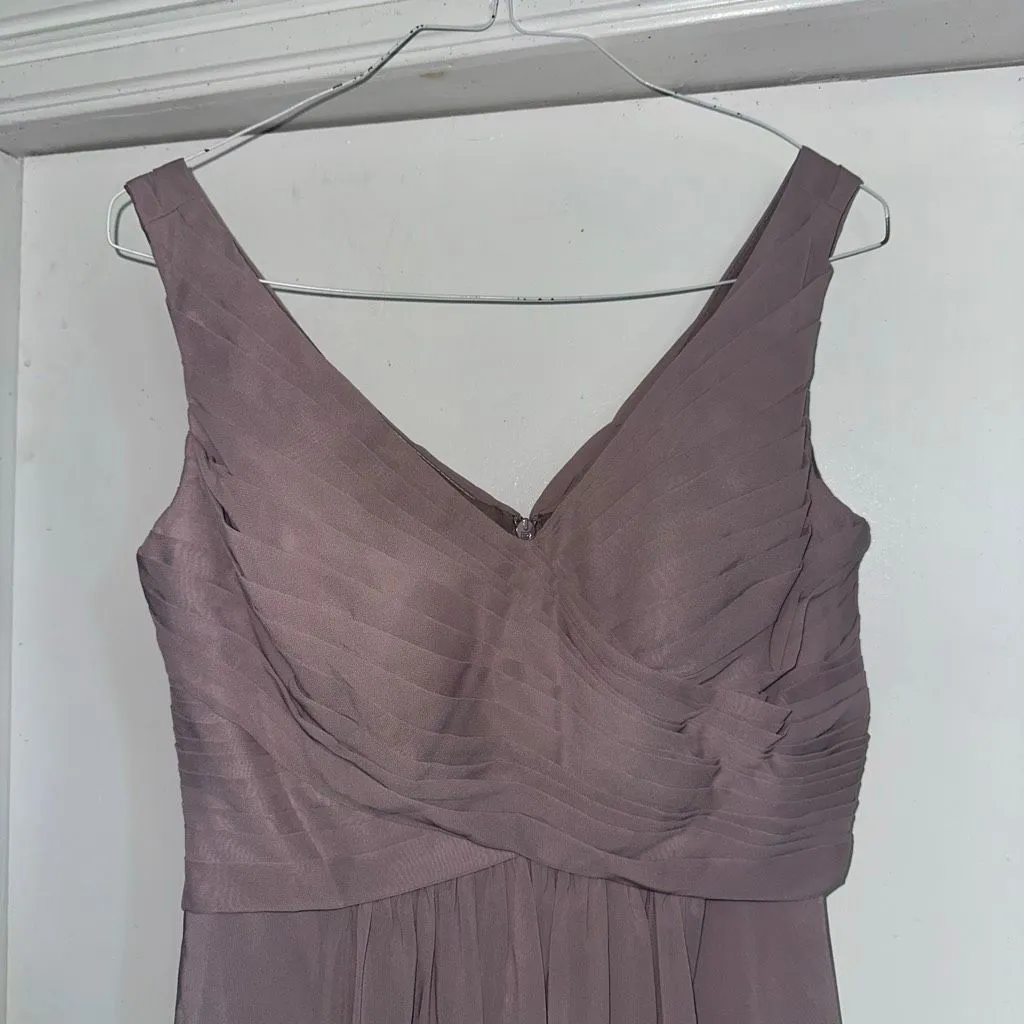 JJ’s House dusty lavender chiffon bridesmaid evening dress - Image 4