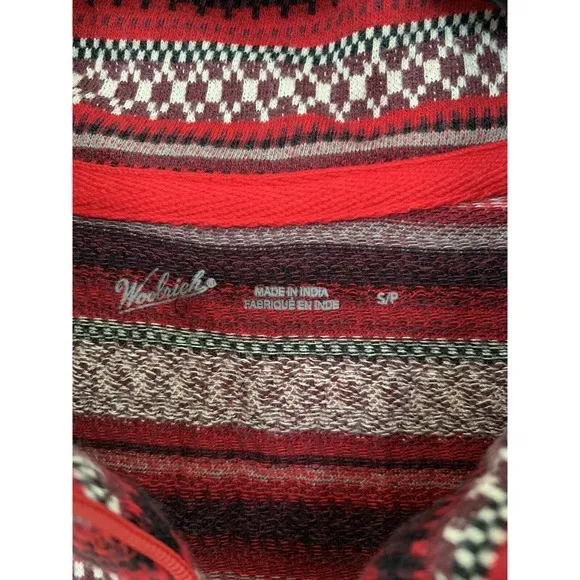 woolrich quarter zip‎ Women’s size small red - Image 2