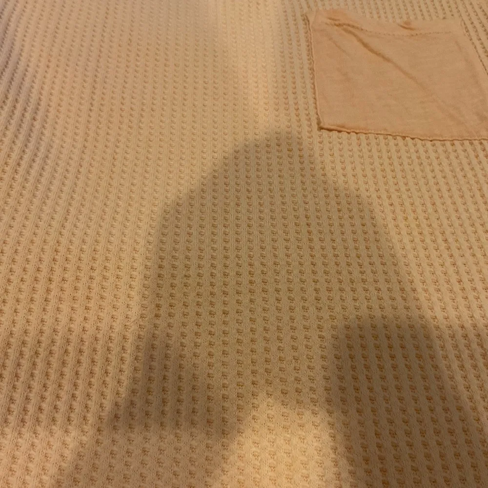 Soft Surroundings Apricot Waffle Knit - Image 2