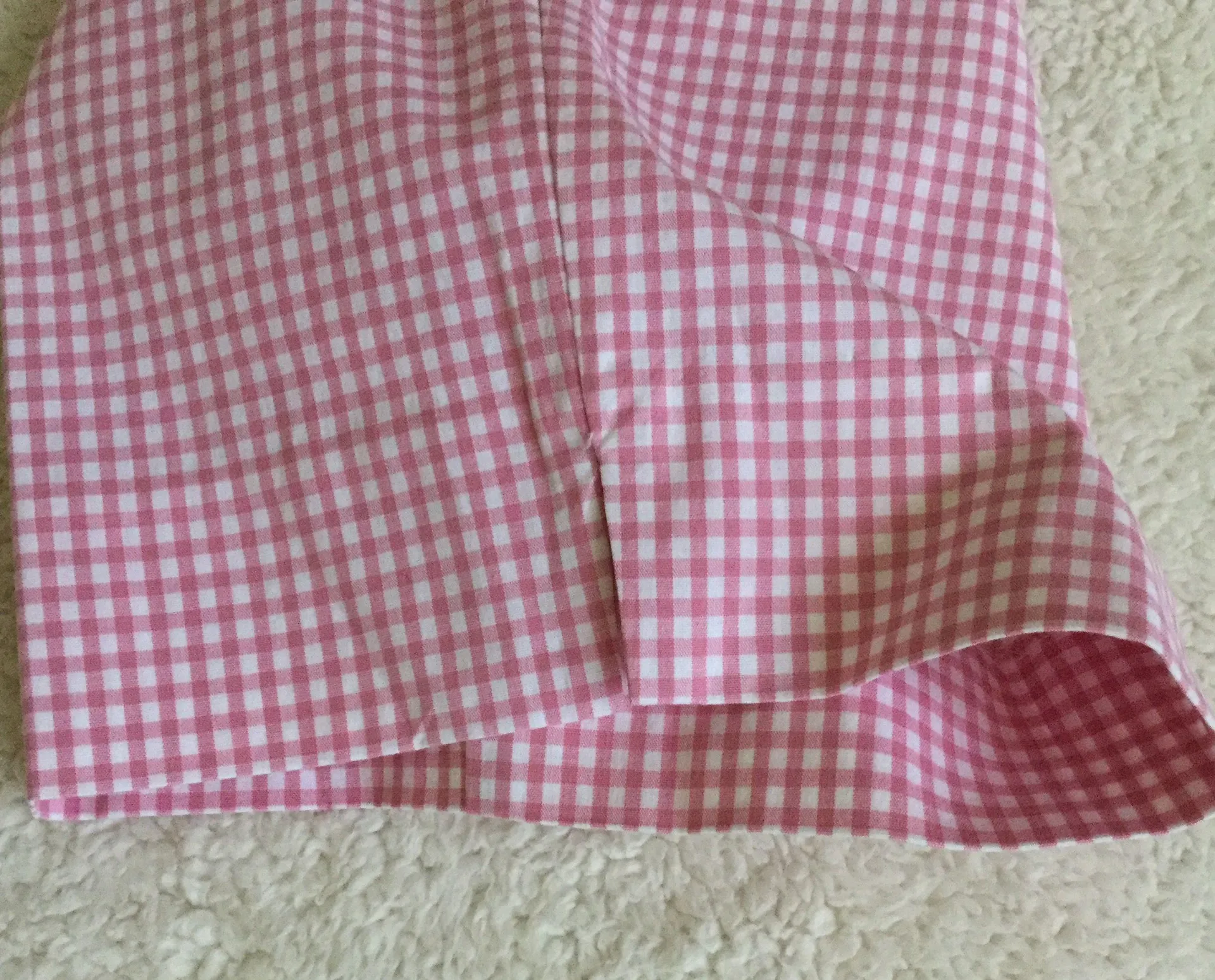 NWT Vintage Pink Gingham Stretch Capris - Sz 6 - Image 6