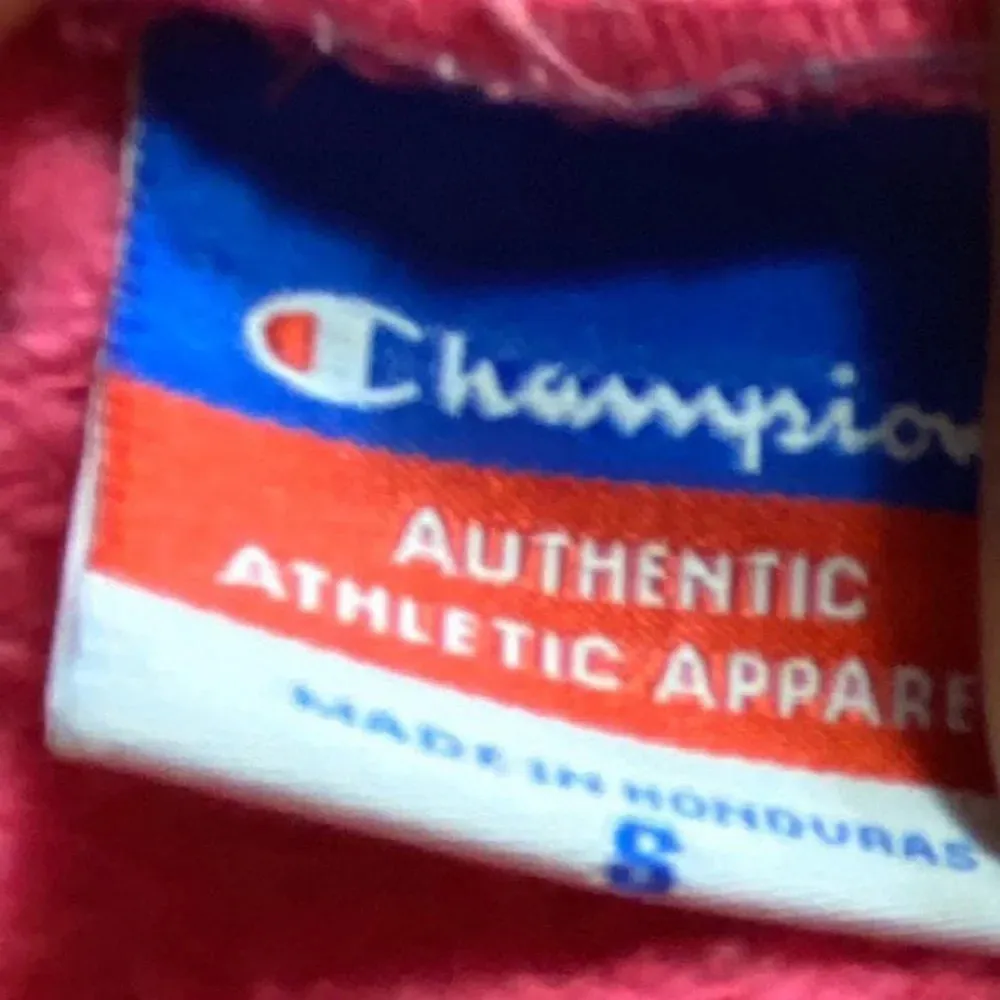 Pink Champion drawstring hoodie Women’s small S - Image 4