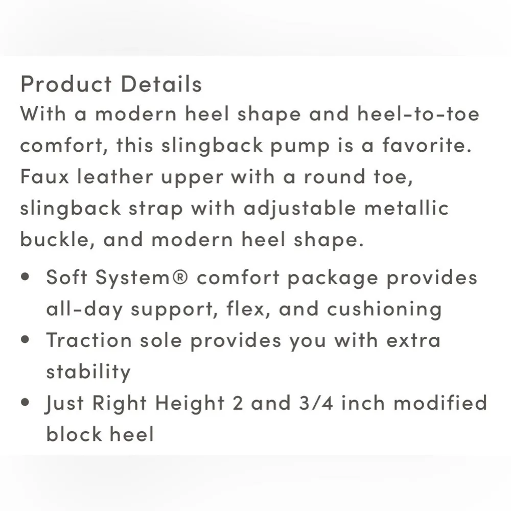 Gigi Slingback Pump - 6M- Life Stride - Image 12