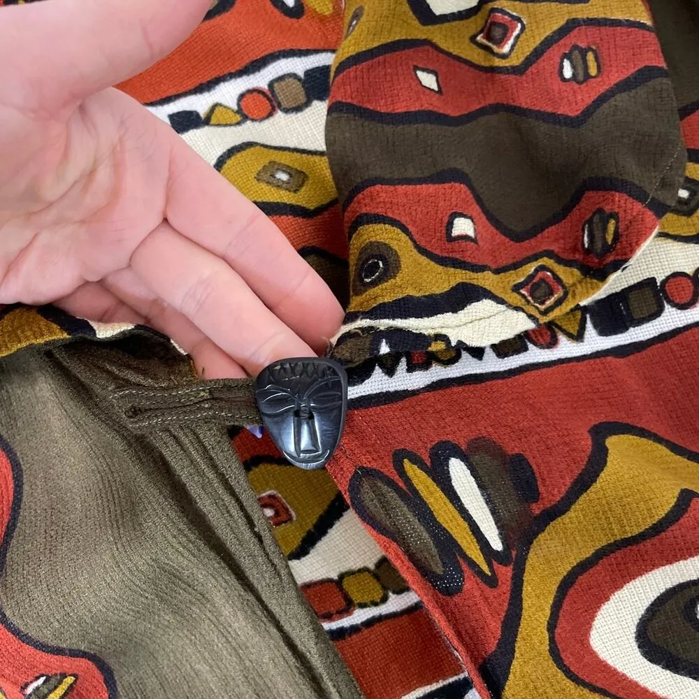 Black Magic Women’s Green Print Toggle Kimono Cardigan Plus Size Size undefined - Image 6