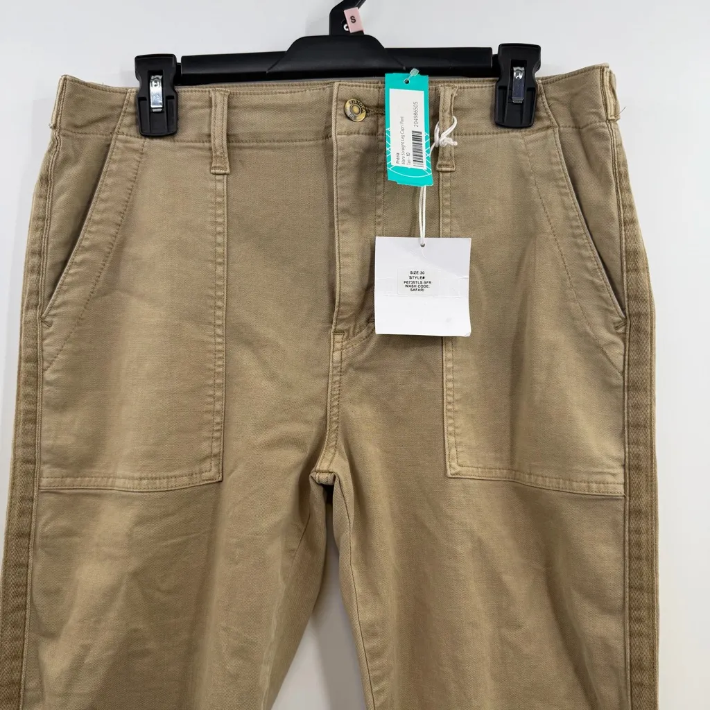 Pistola Mara Straight leg capri utility pants in safari khaki size 30 NWT - Image 2