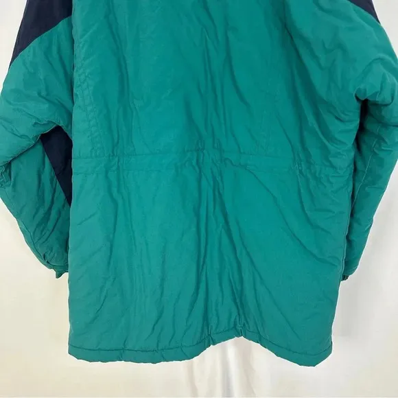 Vintage Lands’ End Women’s Size Large Winter‎ Coat Thick Insulated Green Blue - Image 6