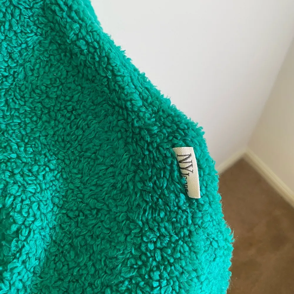 NY Jeans Green Sherpa Pullover Sweatshirt - Image 6