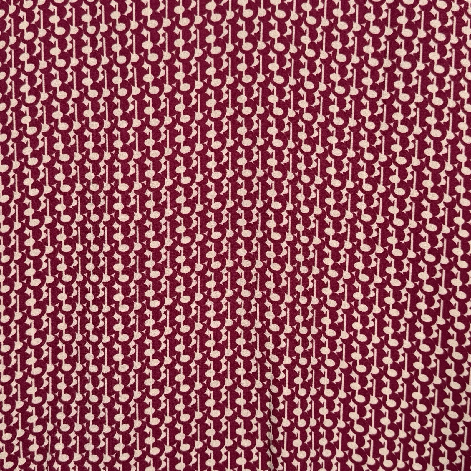 Cabi Shirt Womens XS Purple‎ Pink Geometric Fresno Cami Ruffle Trim Work Casual - Image 5