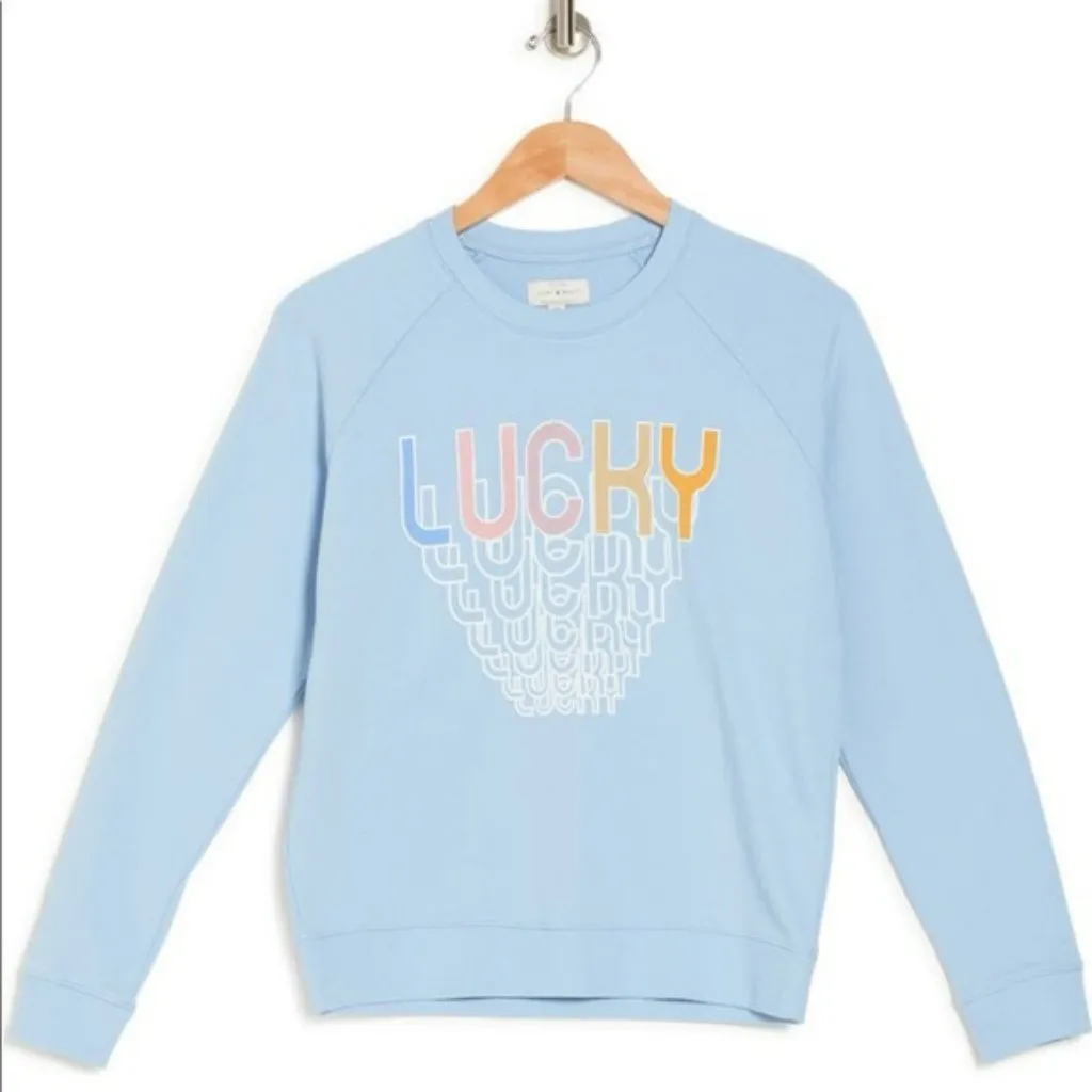 Lucky Brand 70s style Lucky Graphic Pullover - Image 2