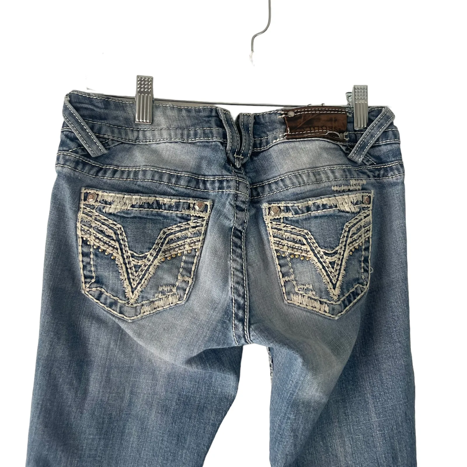 Vigoss Women's Size 26 Juniors 1 The Chelsea Western Rodeo Capri‎ Jeans - Image 2
