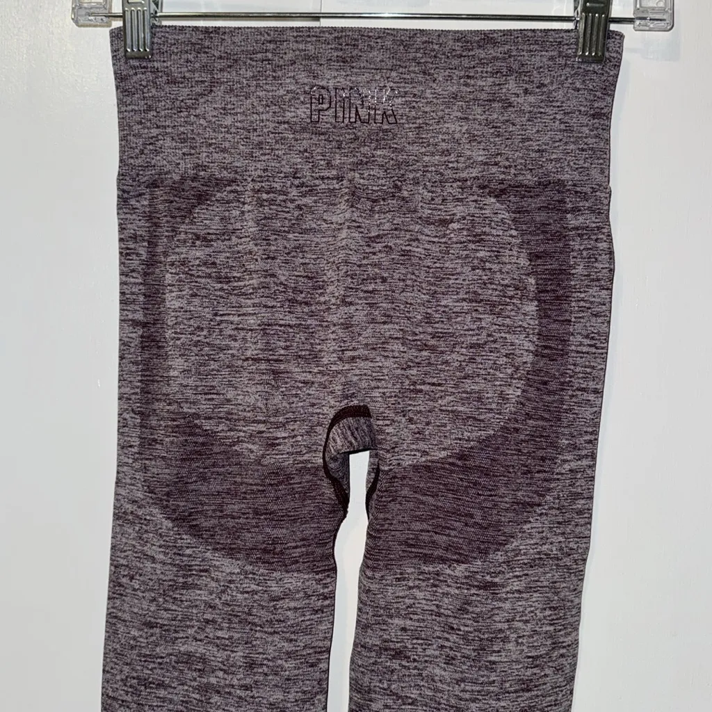 Victoria's Secret PINK Seamless Tight Leggings High Rise Purple Women’s XS - Image 8