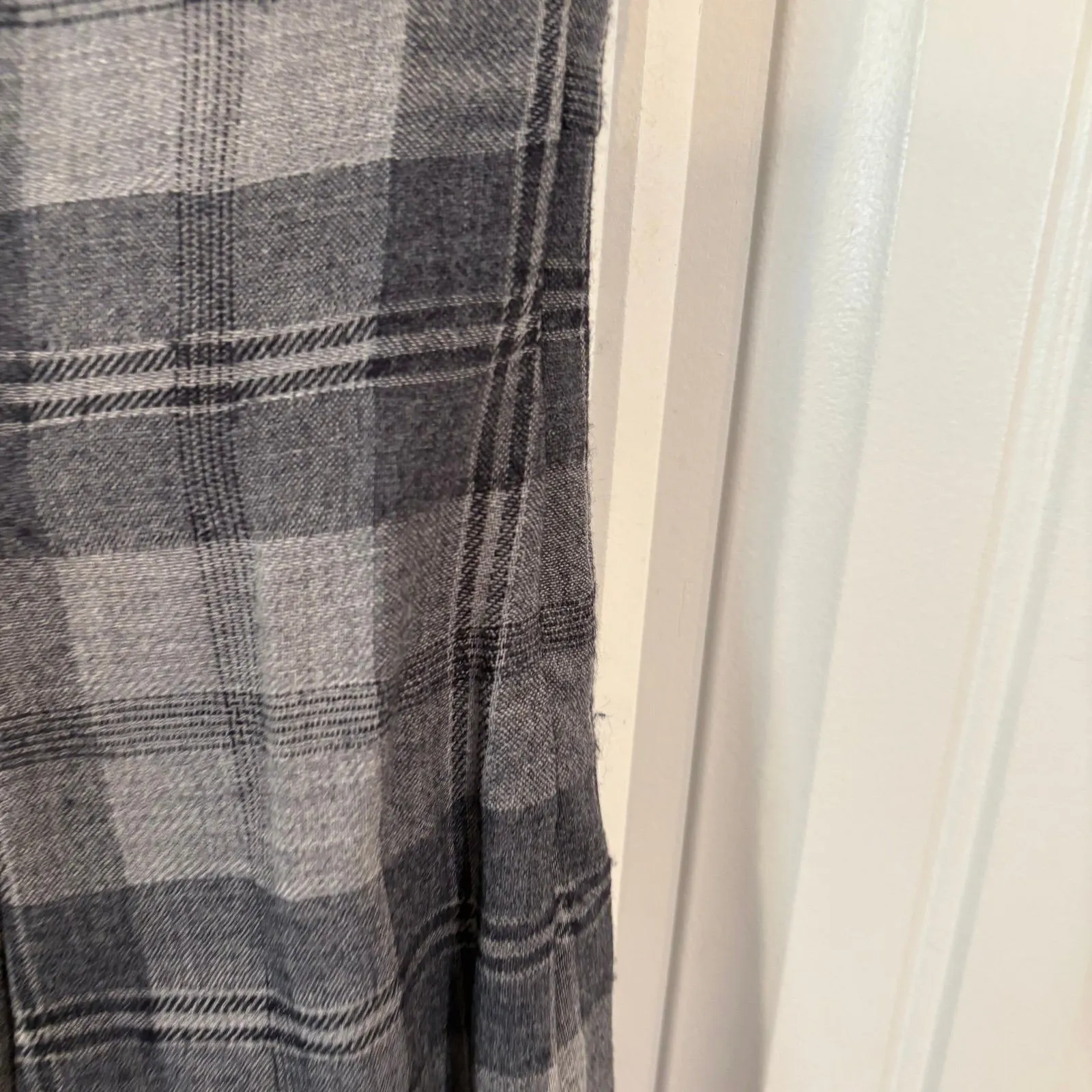 Sundance Gray Plaid Wool Blend Dress‎ Size 2 - Image 6