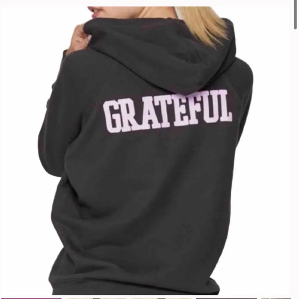 Spiritual Gangster “Grateful” hoodie small vintage grey cotton - Image 2