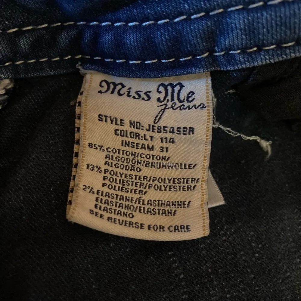 Miss Me boot cut jeans 27 x 31 - Image 6