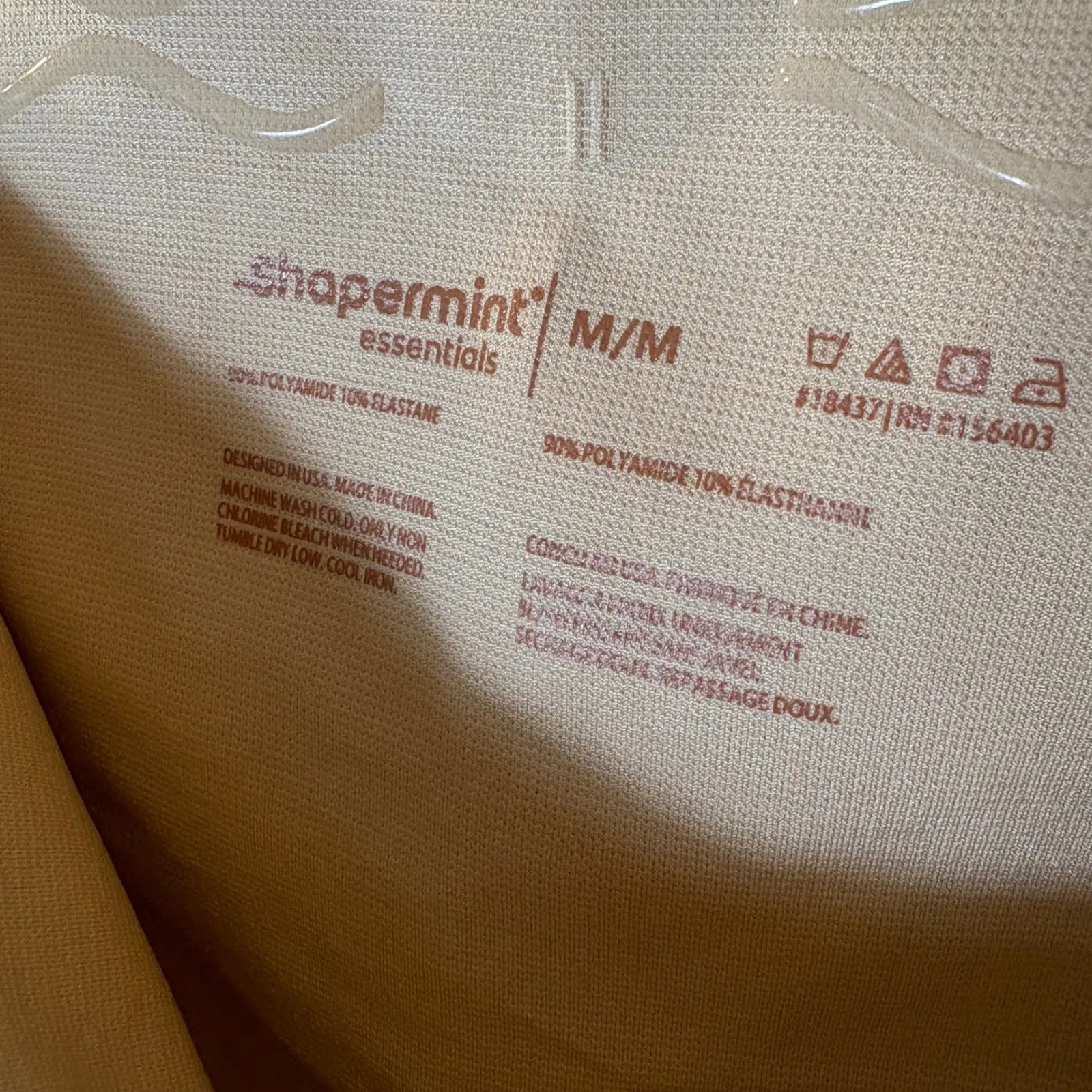 Shapermint Essentials Beige All Day Every Day High Waist Shaper Boyshorts Medium Tan - Image 4