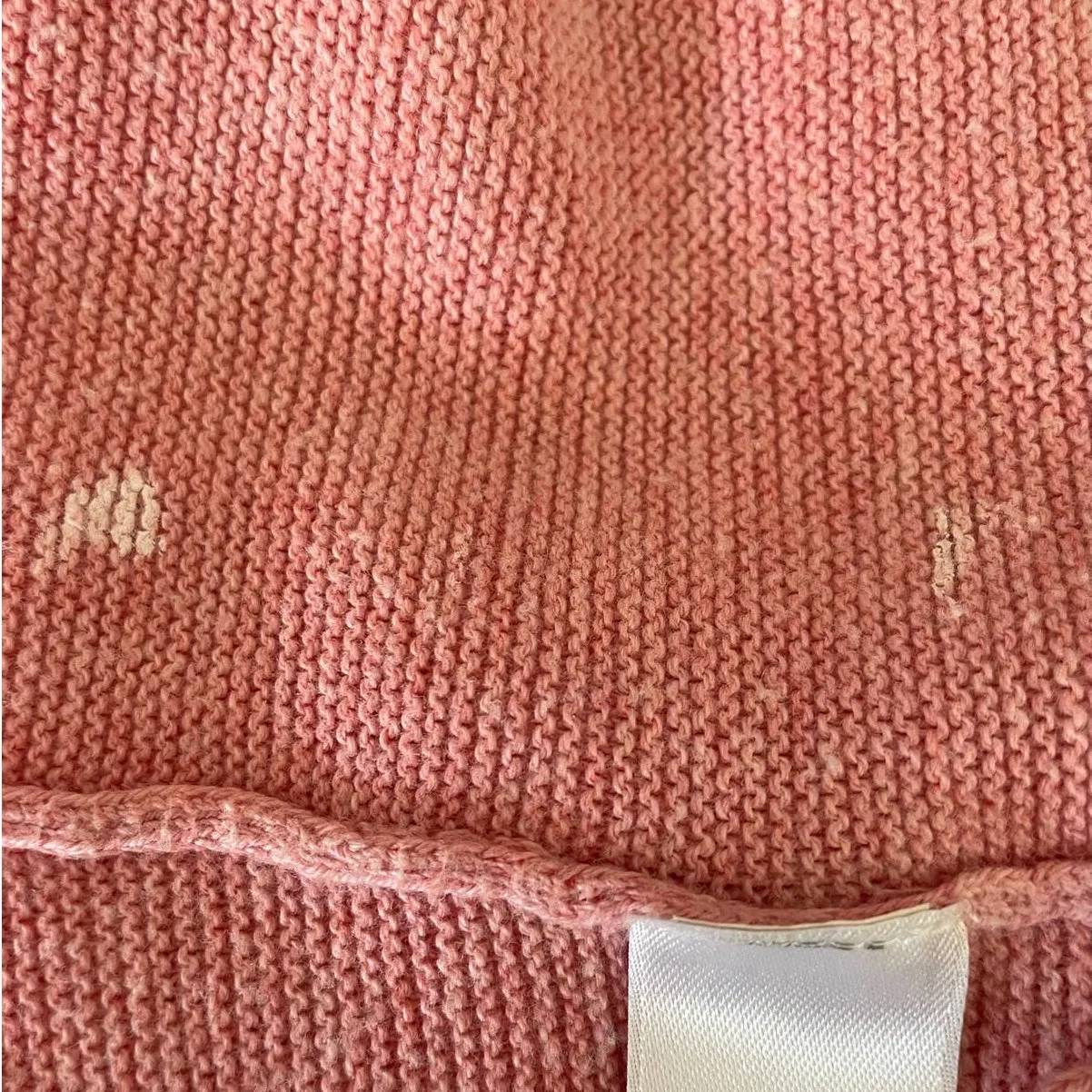 J Jill Women Top M Pink‎ Knit 3/4 Sleeve Kangaroo Pocket Lounge Coastal Beachy Pink Size M - Image 5