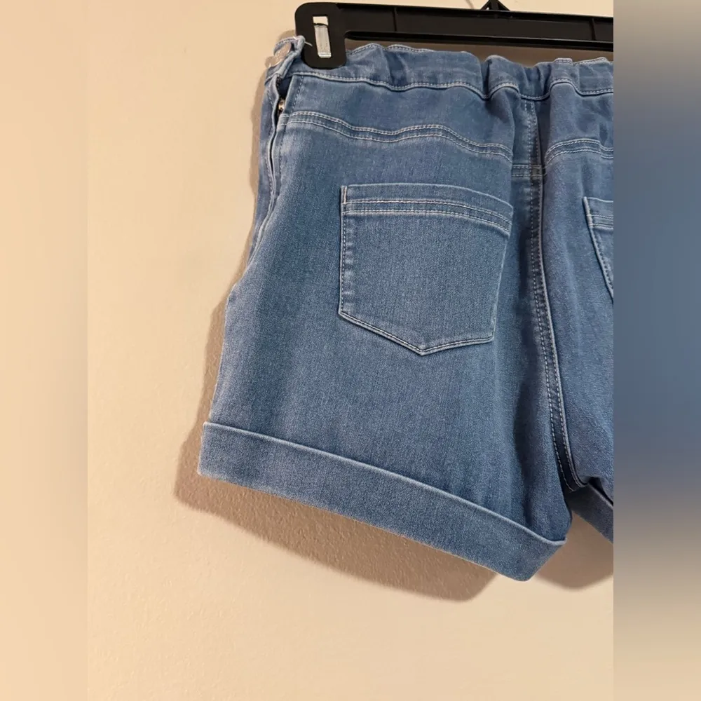 EUC Repipi Armario Blue Lace Up Side Zip Shorts with pockets size small - Image 7