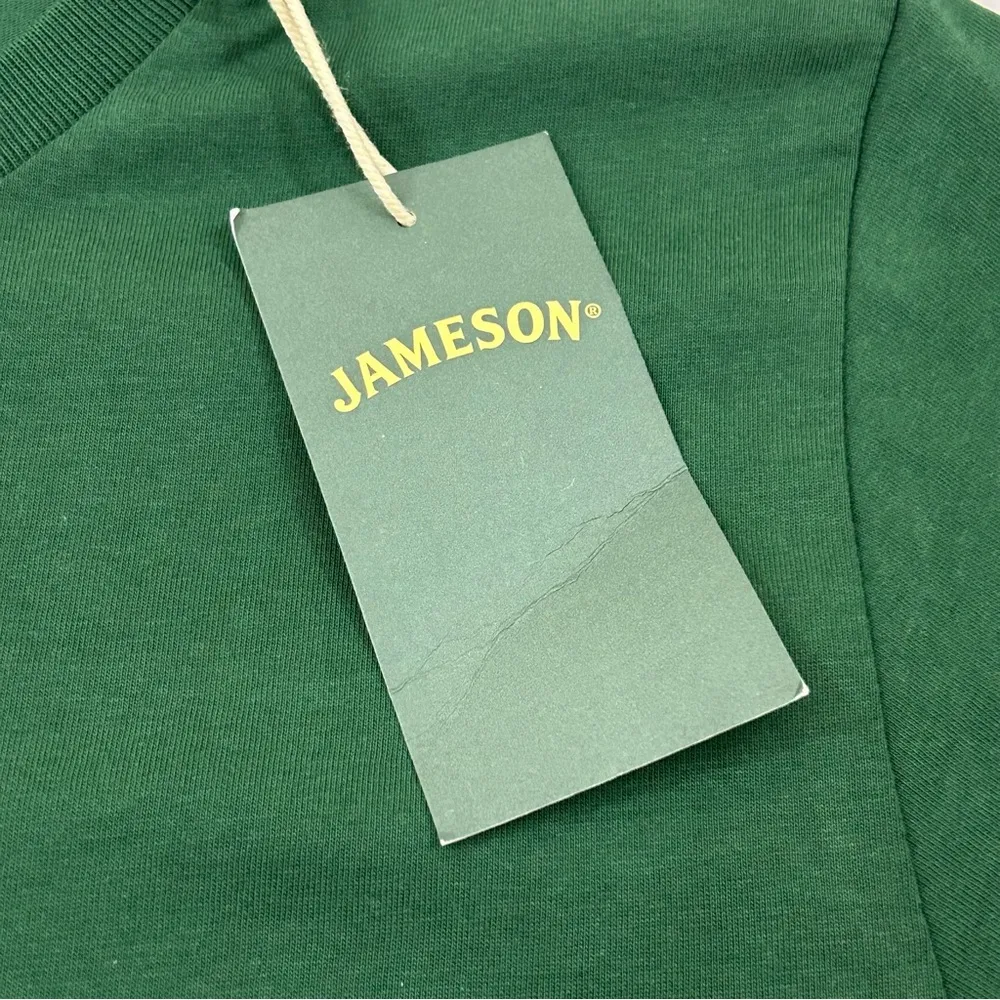 Jameson Irish Whisky Taste Responsibly Green Short Sleeve Tee Shirt Women’s XL - Image 4