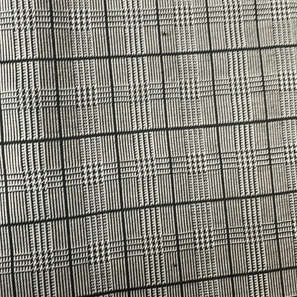 New Mix Black White Plaid Pencil Skirt Size Medium Professional Office Business - Image 8