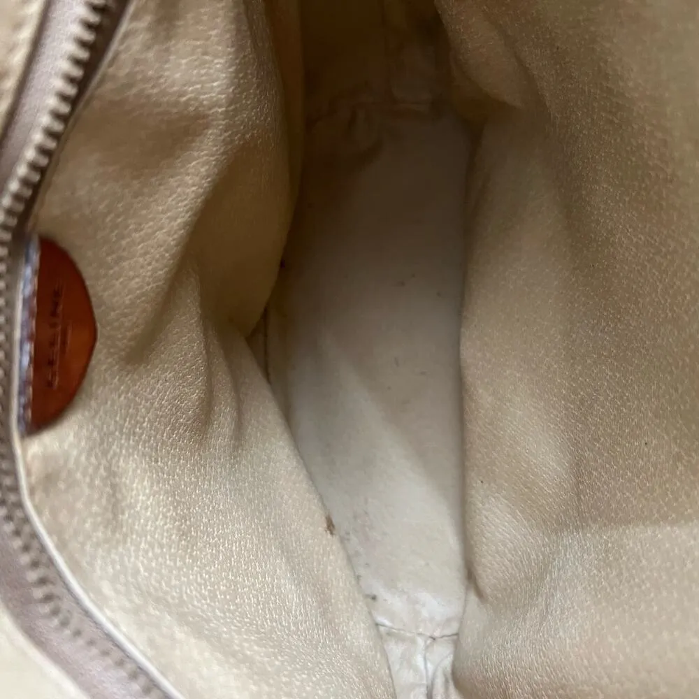 CELINE Macadam Coated Canvas and Leather Crossbody Bag - Image 7