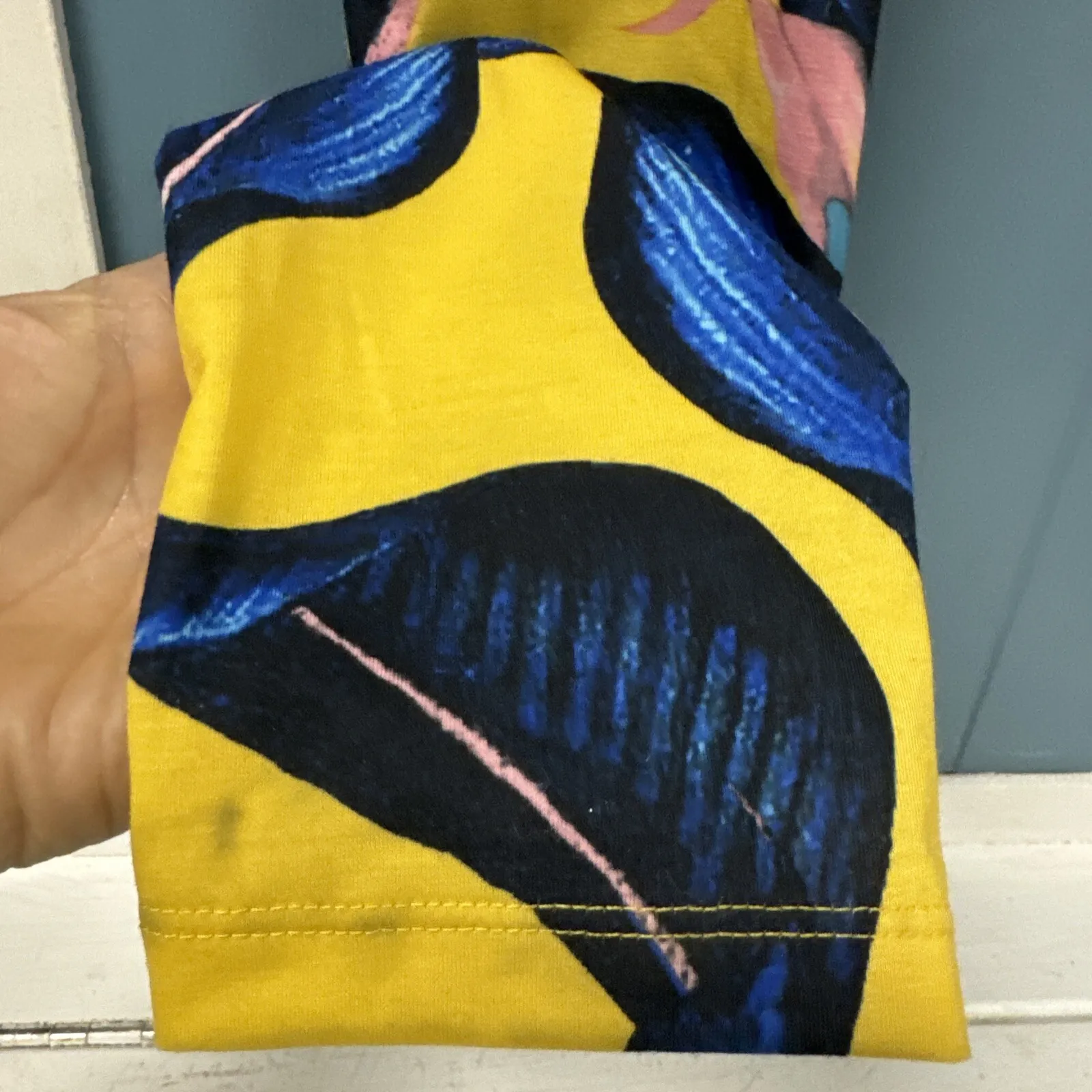 Adidas The Farm Passinho TIGHT Dynamic yoga gym Running AOP Leggings Womens sz S - Image 5