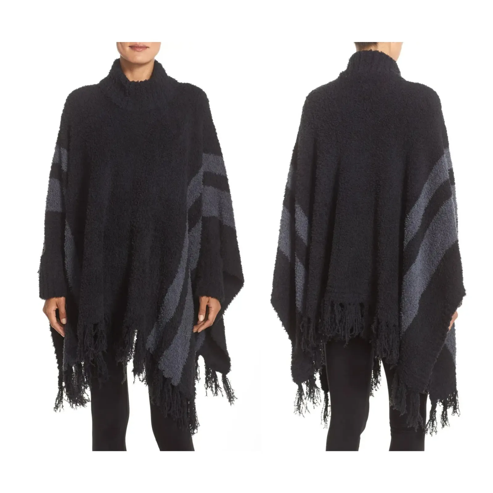 Barefoot Dreams 'Cozy Chic Beach' Fringe Lounge Poncho One Size - Image 11