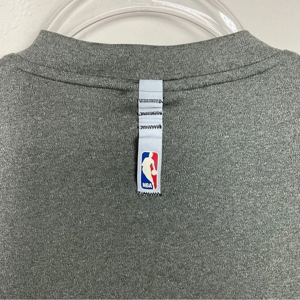 Adidas  Heathered Gray Golden State Warriors Long Sleeve Top Small - Image 5