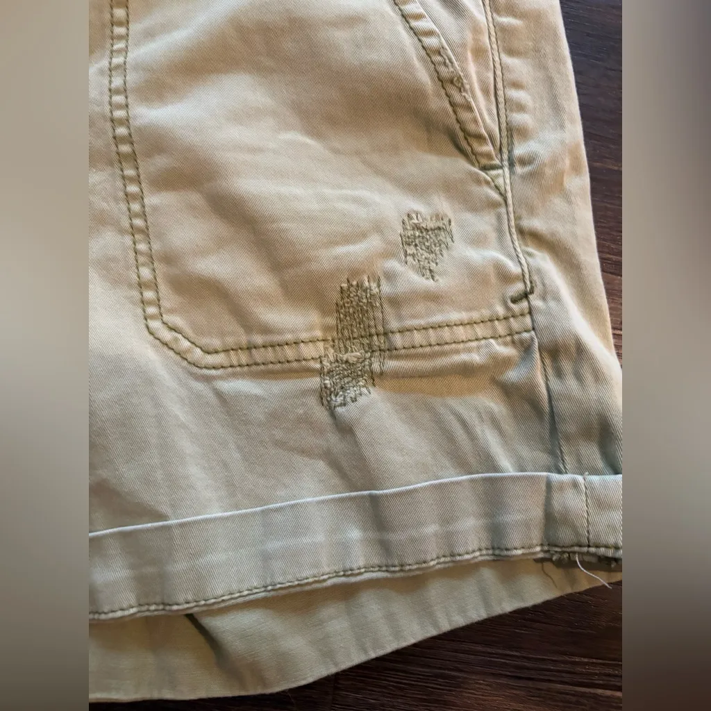 Anthropologie Pilcro And The Letterpress‎ Chino Shorts Hyphen Fit Tan Size 28 - Image 2