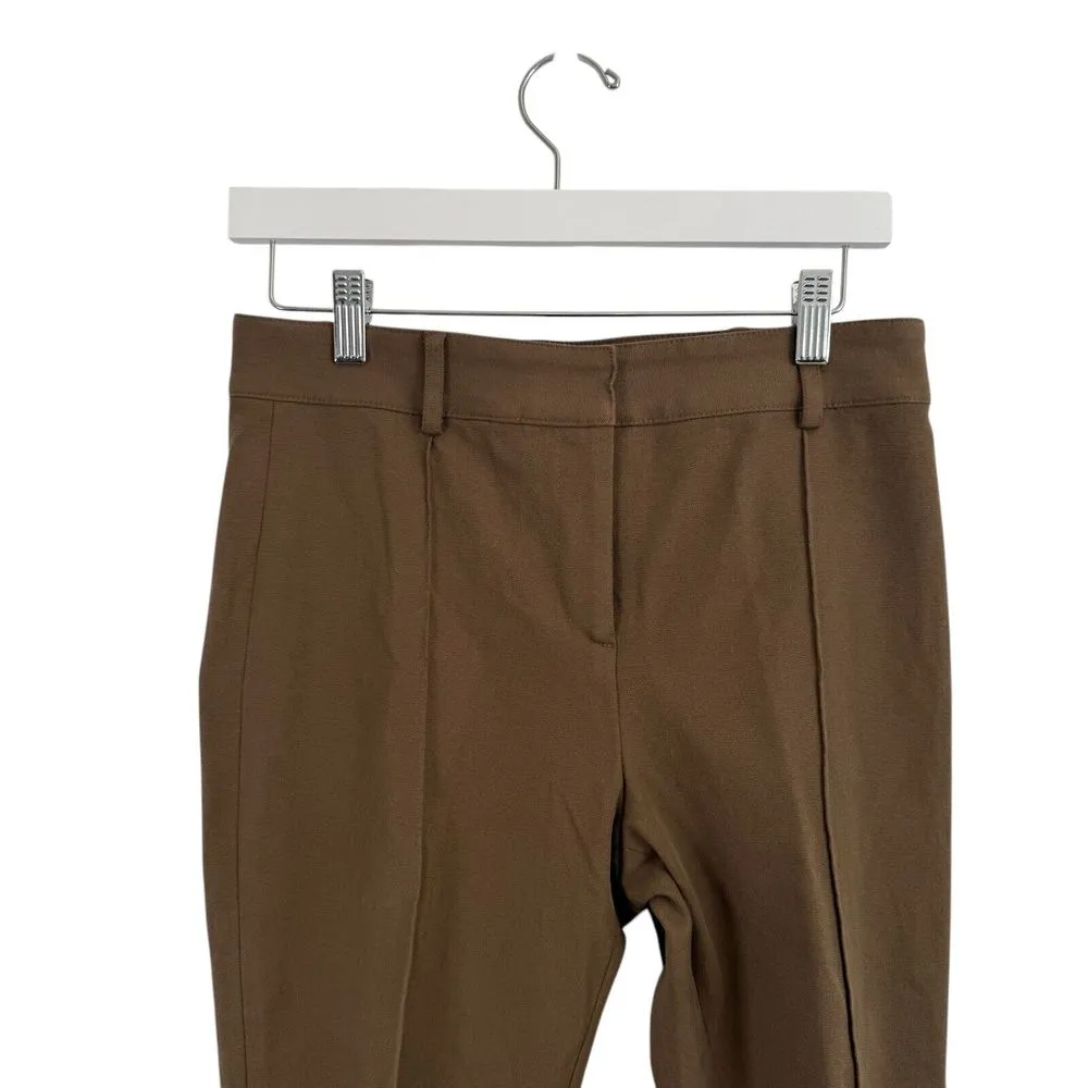 Veronica Beard Kean Knit Green Pants Flare Career Office Business Womens Size 4 - Image 2