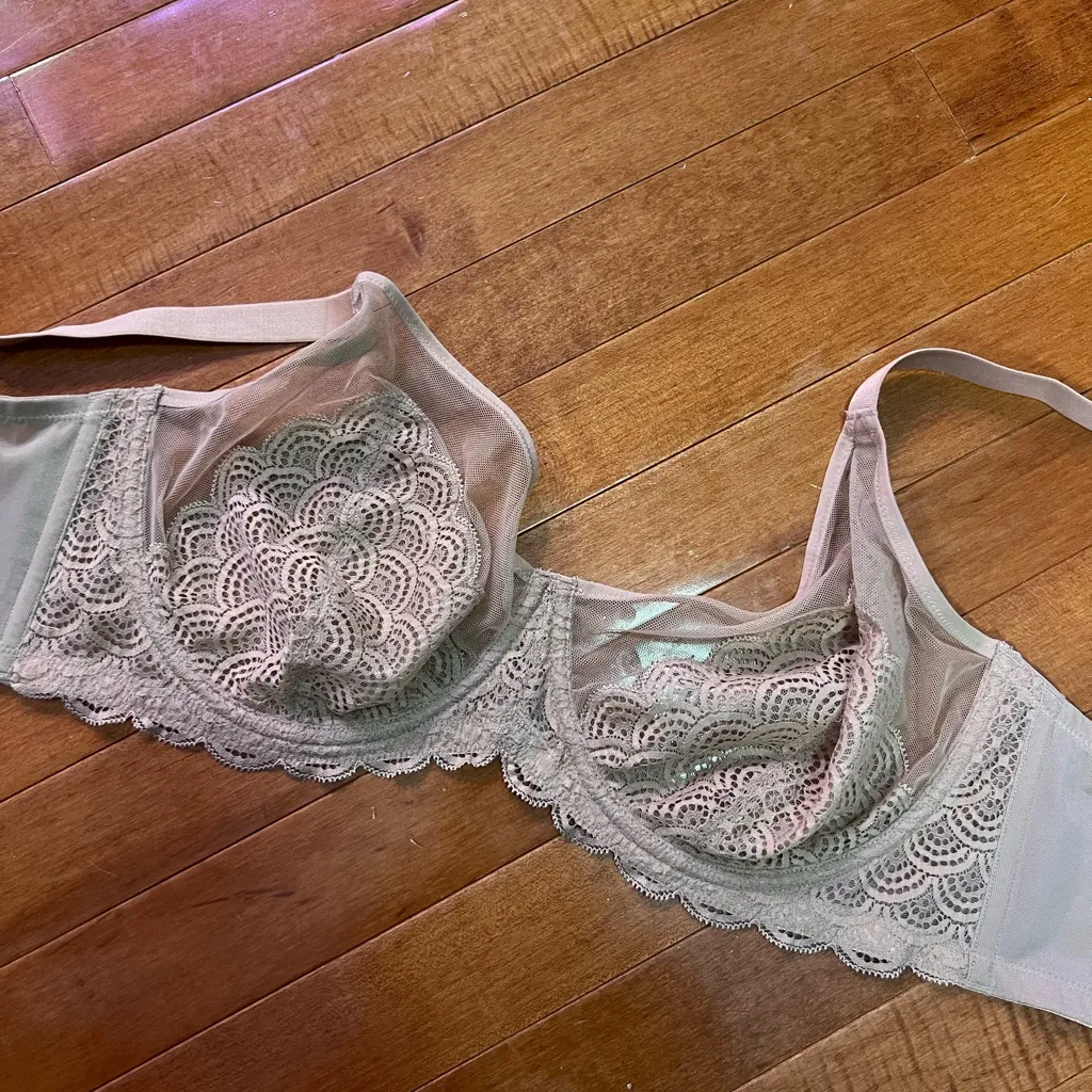 HSIA Mermaid Scales Nude Bra Tan Size undefined - Image 2