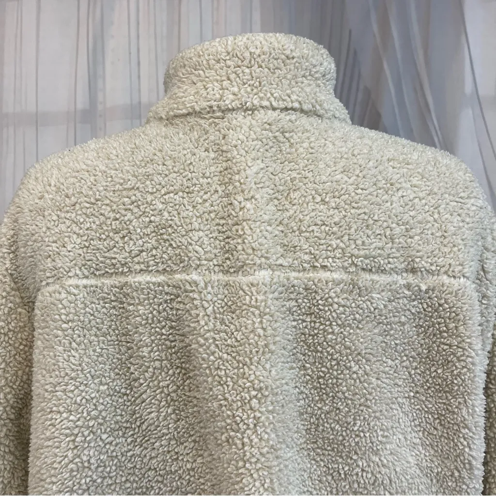 Soft Surroundings Cozy Cream Sherpa Pullover 2X Teddy Half Zip Tunic Womens - Image 4