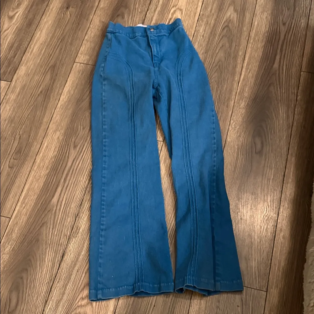 Revice Women's Blue Jeans rollergirl high waisted 70’s retro - Image 4