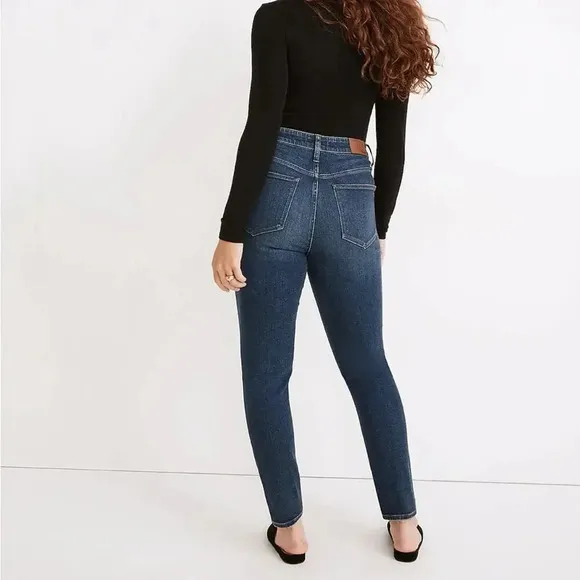 MADEWELL Curvy High-Rise Skinny Jeans in‎ Lanette Wash size 26 - Image 2