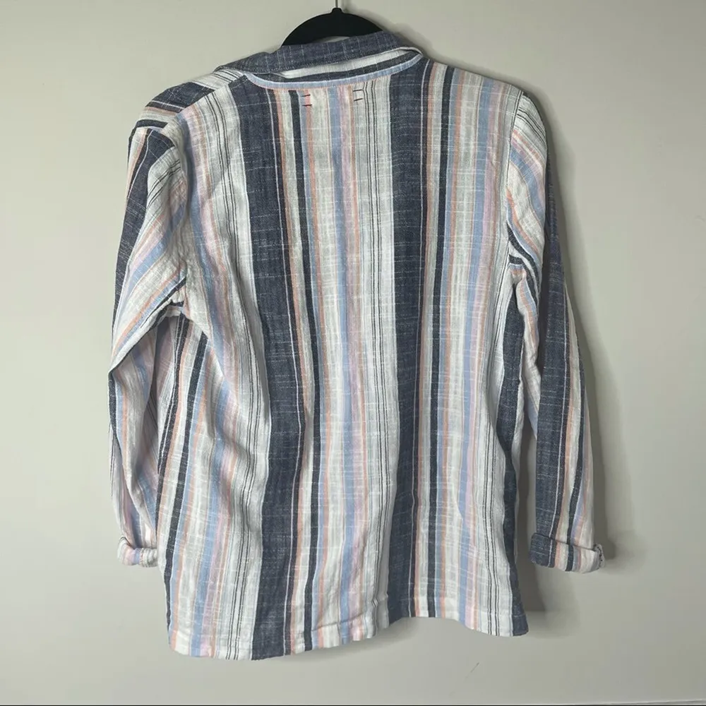 Xirena mixed striped lightweight‎ cotton blazer XS - Image 5