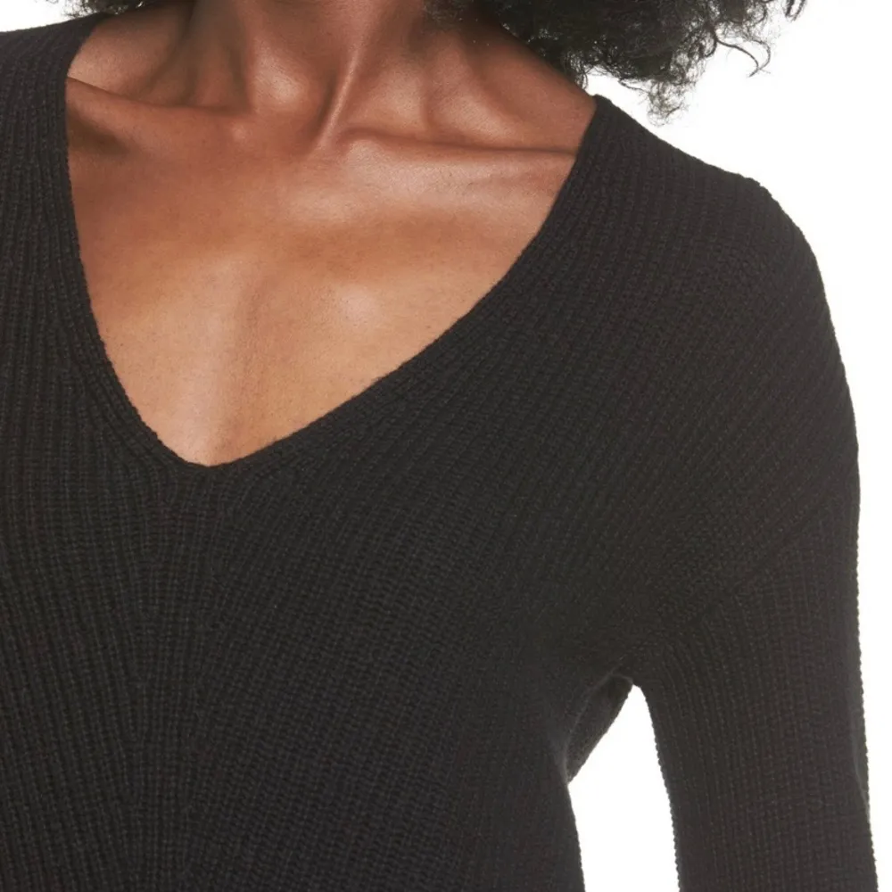 Bp V-Neck Pullover Knit Sweater Black XXS NWT‎ - Image 3
