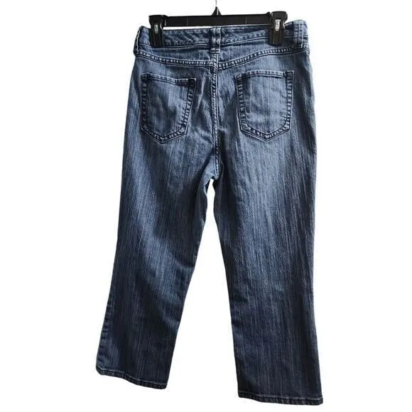 Chico's Platinum Classic Straight Leg Jeans Women's Denim Casual Wear Size‎ 1 - Image 2