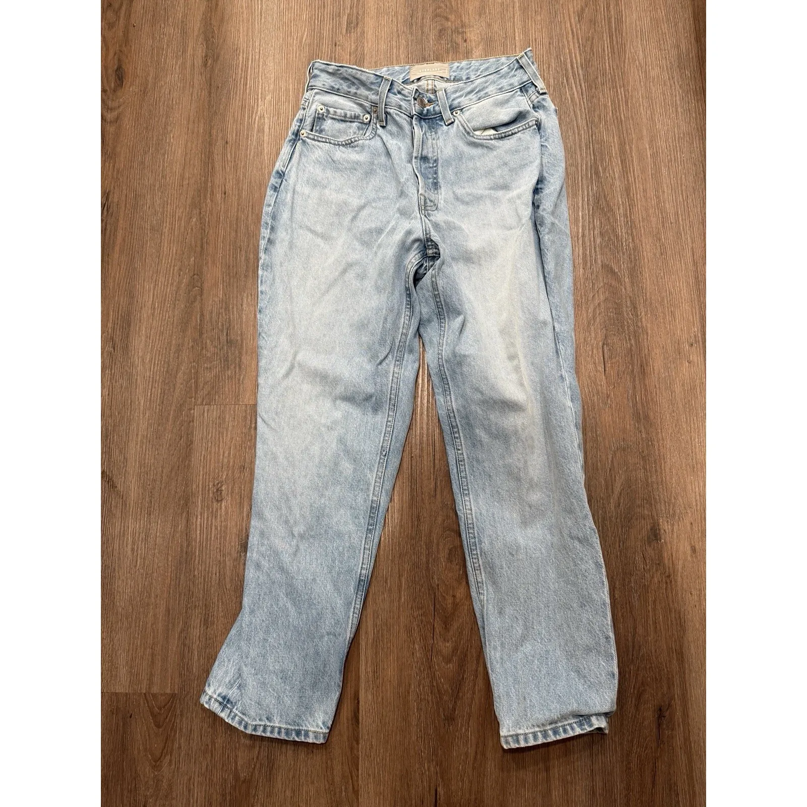 Everlane Jeans‎ Womens 27 Blue Crop The Curvy 90s Cheeky Straight Organic Cotton - Image 2