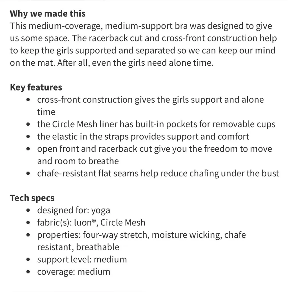 Lululemon  Deep Breath Bra size 8 -two tone purple - Image 6