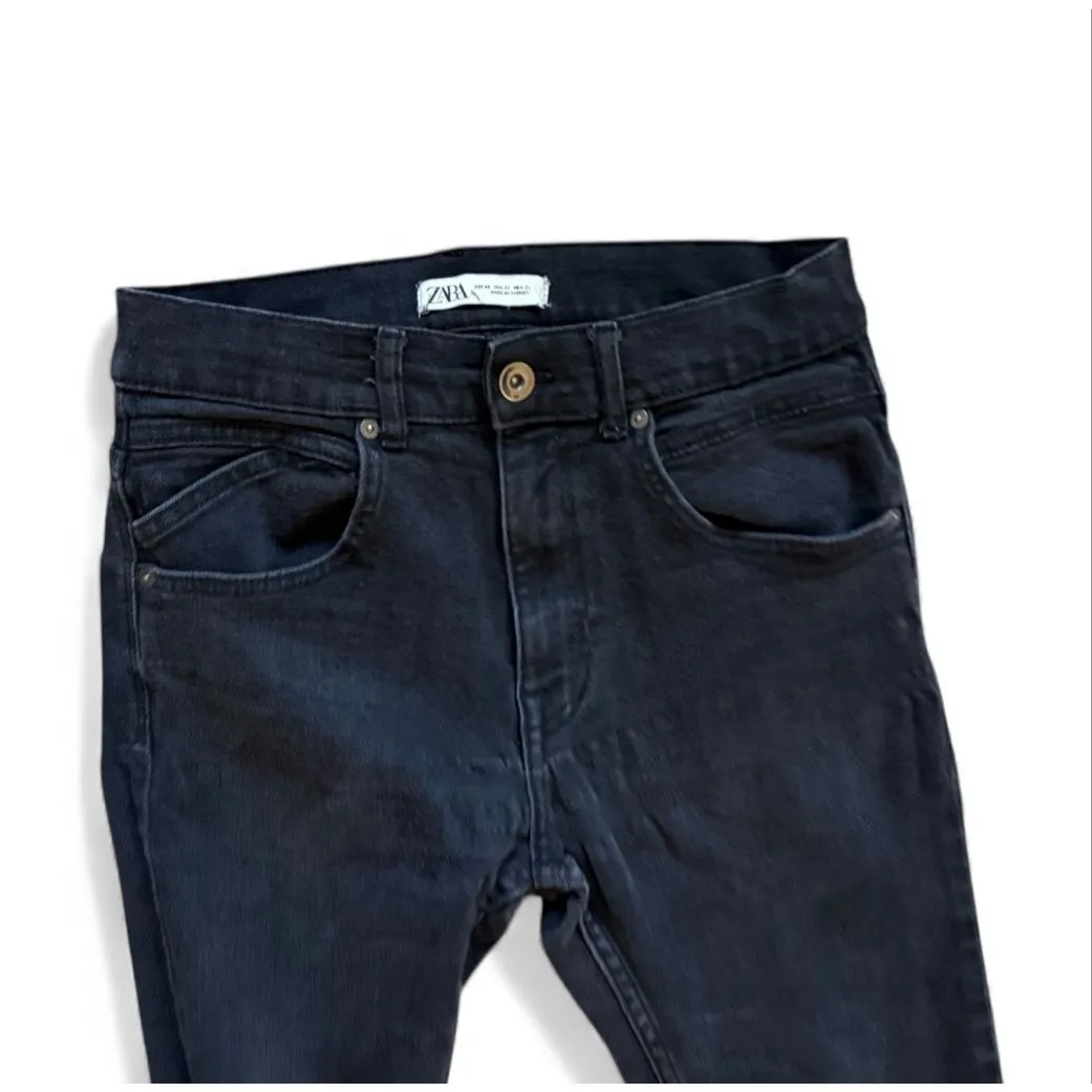 Womens Zara Black Rinse High Waisted Skinny Leg Jeans - Sz 31 - Image 2