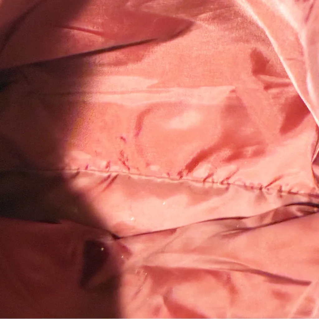 Jean Paul Gaultier Red Satin Tote Bag - Image 5