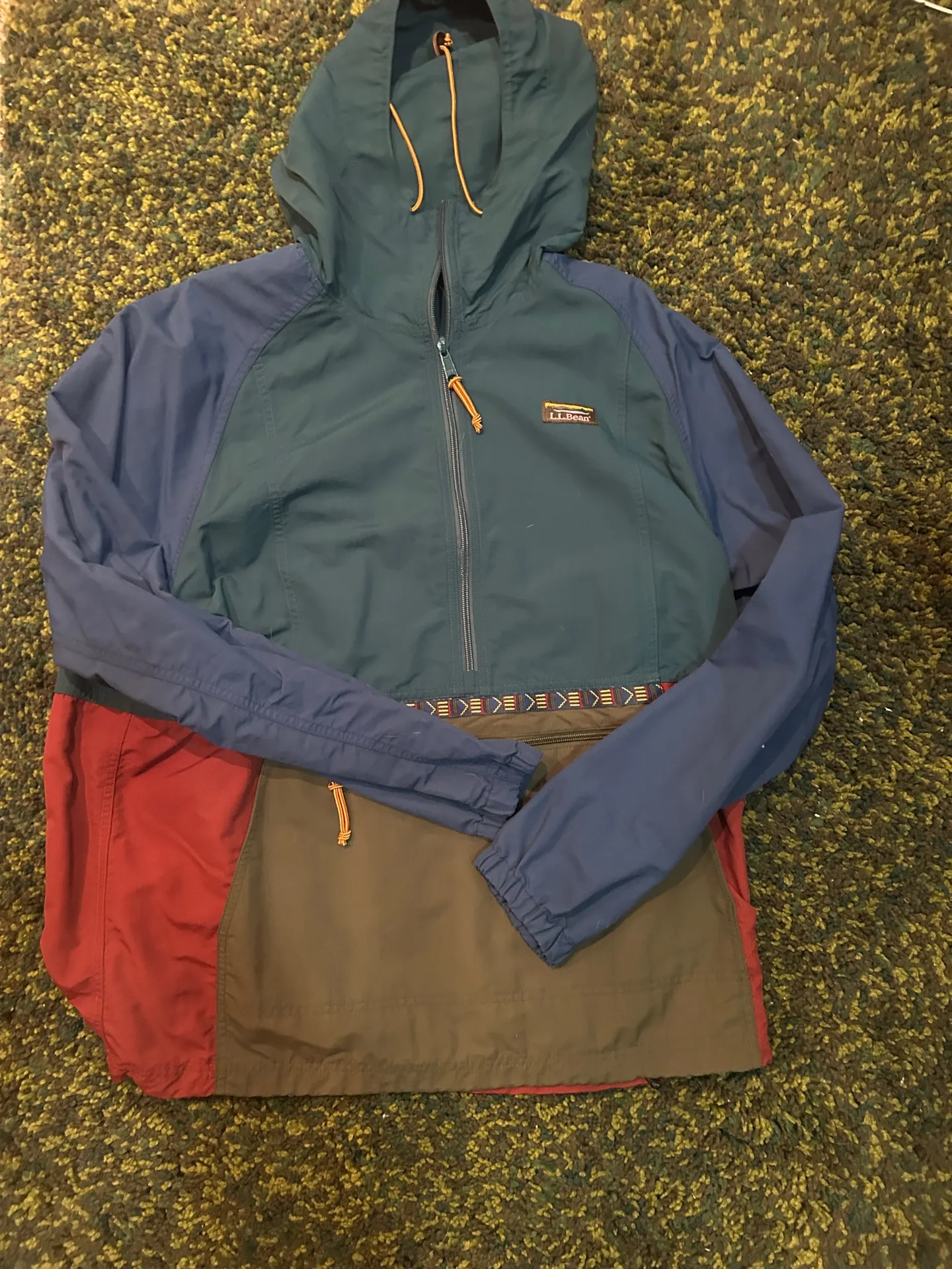 L.L. Bean Jacket Classic Anorak Mountain Multi-Color - Image 2