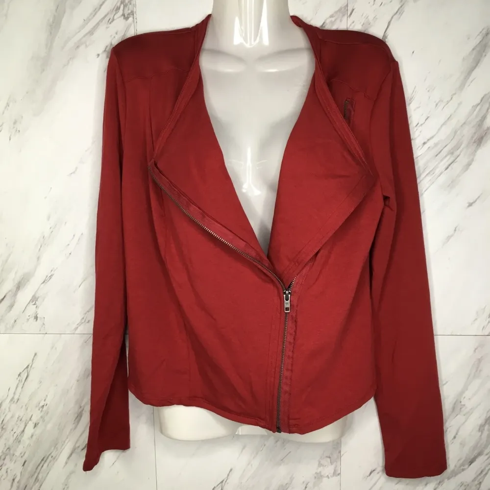 Ella Moss Asymmetrical Moto Jacket - Image 2