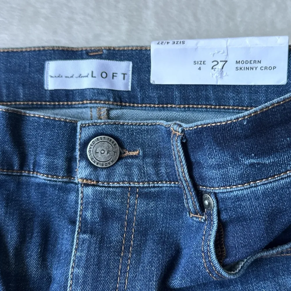 Loft modern skinny crop jeans - Image 4