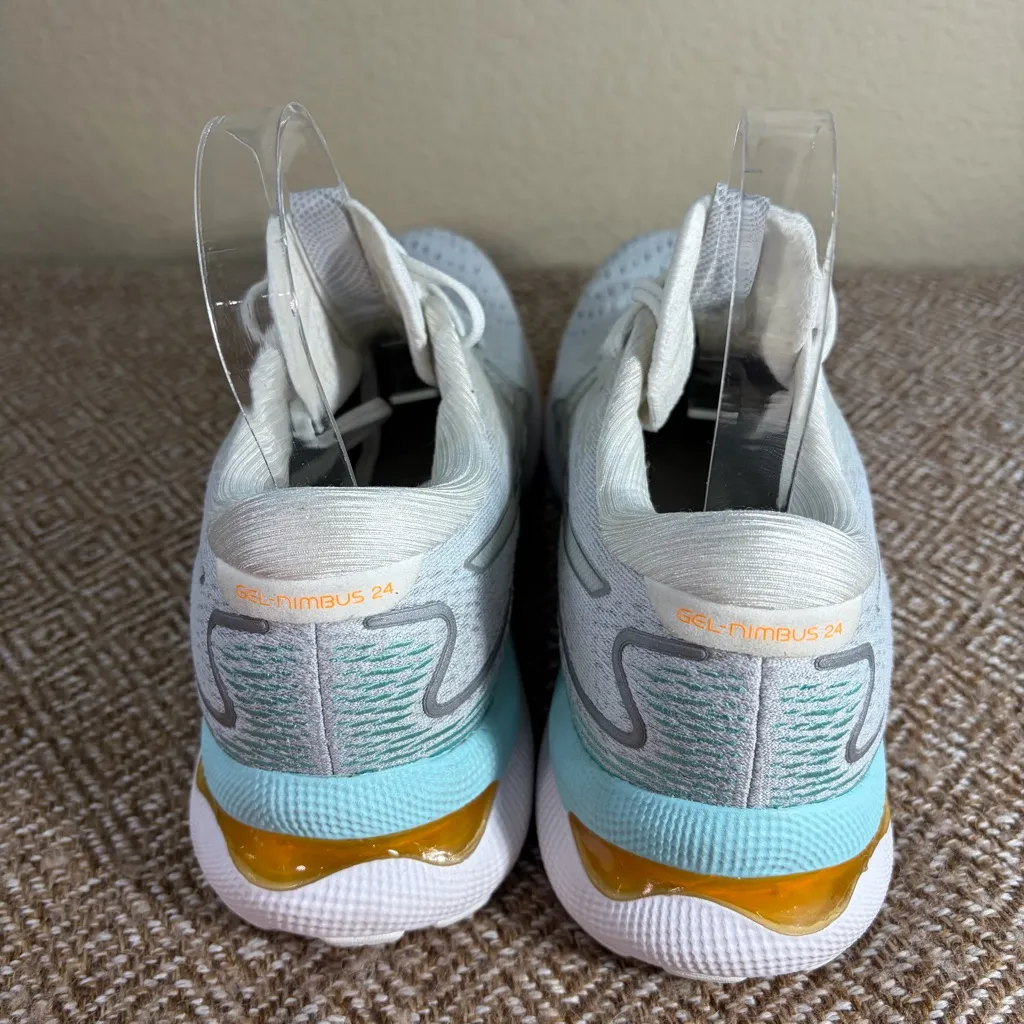 Asics Gel-Nimbus 24 Women 8.5 Running Shoes Multicolor Athletic Sneakers Outdoor - Image 4