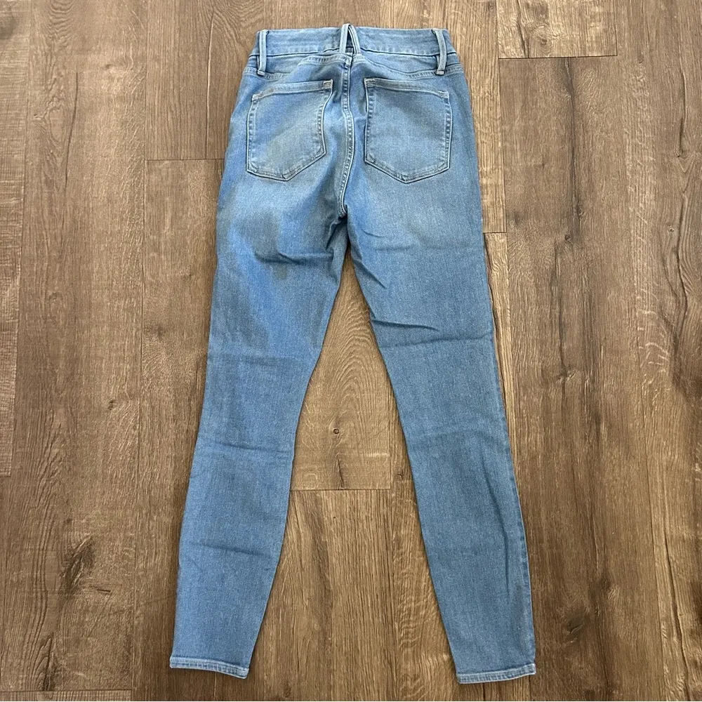 Good American Good Legs Ankle Skinny Jeans Blue 378 25 - Image 3